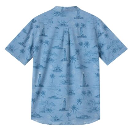 O'Neill TRVLR Upf Traverse Relaxed S/S Dress Shirt - Blue Mirage