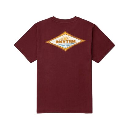 Rhythm Frame Men's S/S T-Shirt - Merlot