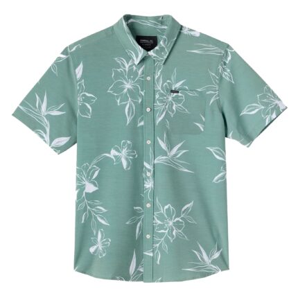 O'Neill TRVLR Traverse Relaxed UPF Men's Dress Shirt - Sage