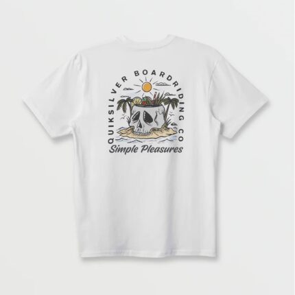 Quiksilver Simple Pleasures Men's S/S T-Shirt - White